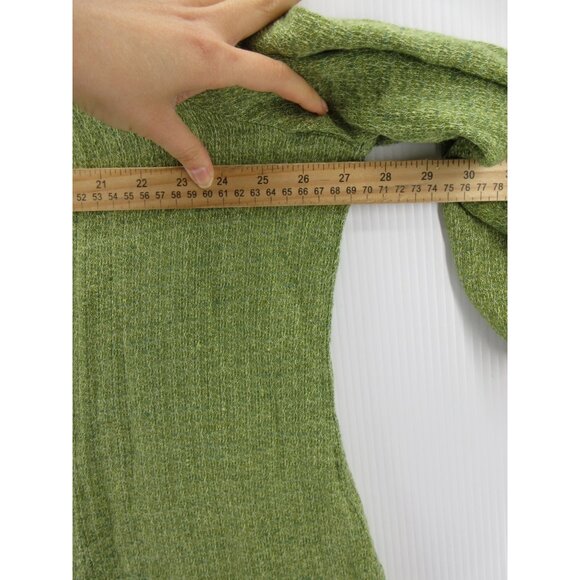 Flax Top 1G Plus Linen Blouse Button Up Lagenlook Oversized Artsy - Picture 5 of 9